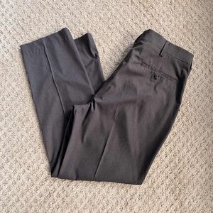 Roundtree & Yorke Travel Smart Men's Grey Herringbone Trousers 36x32